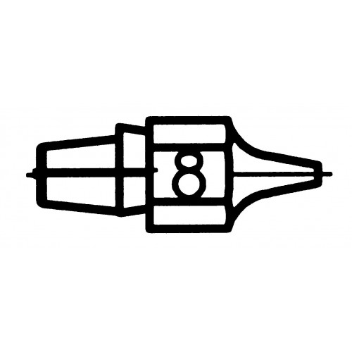 Weller T0051314899. Наконечник Weller DX 118, 1.5х0.7мм, длина 23мм