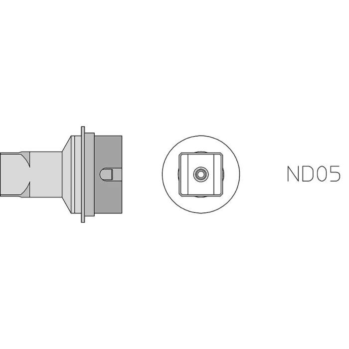 Weller T0058736843N. Сопло Weller ND05, 2х-сторон., 10.7х10.7мм