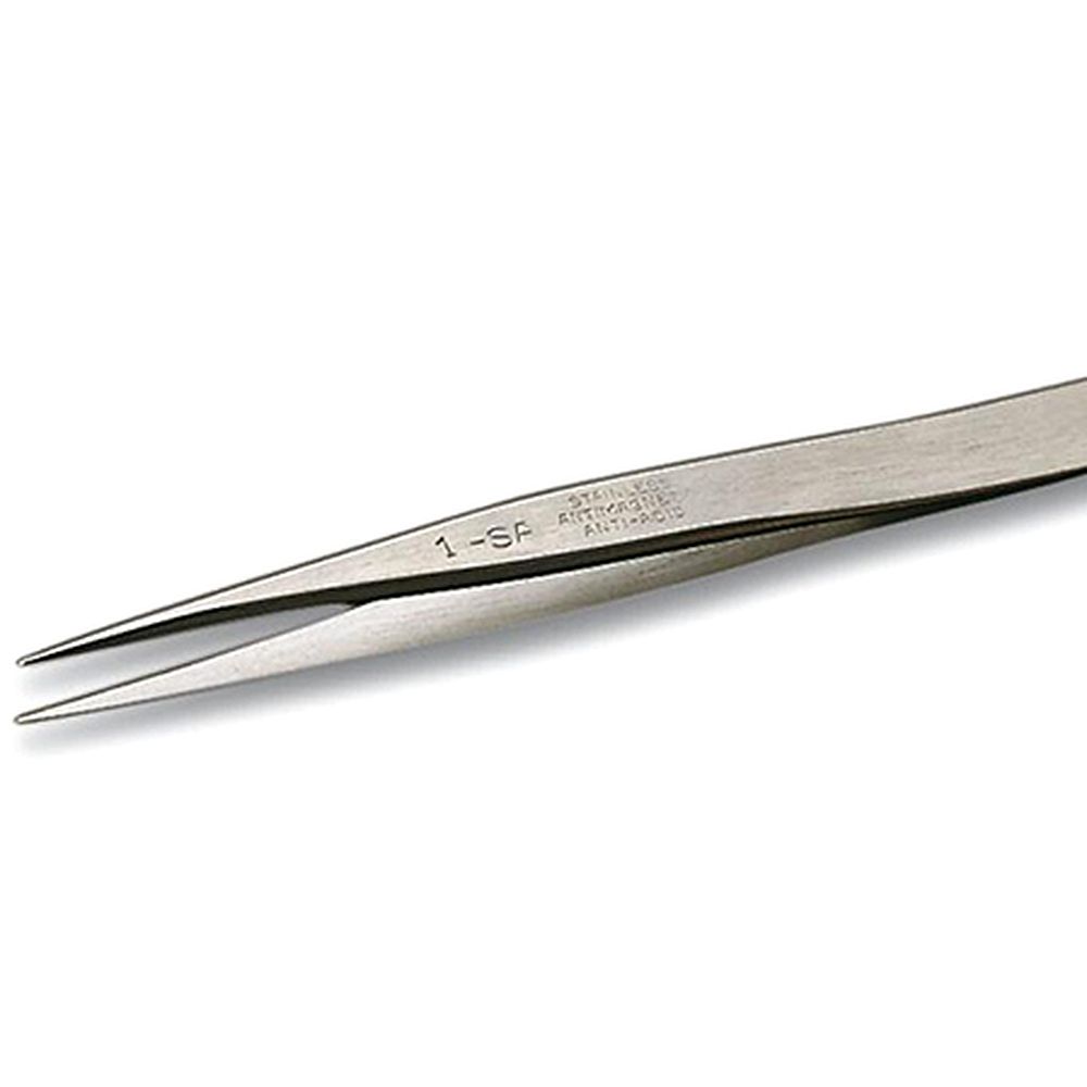 Weller 1SA. Precision tweezers with pointed tips for standard applications.