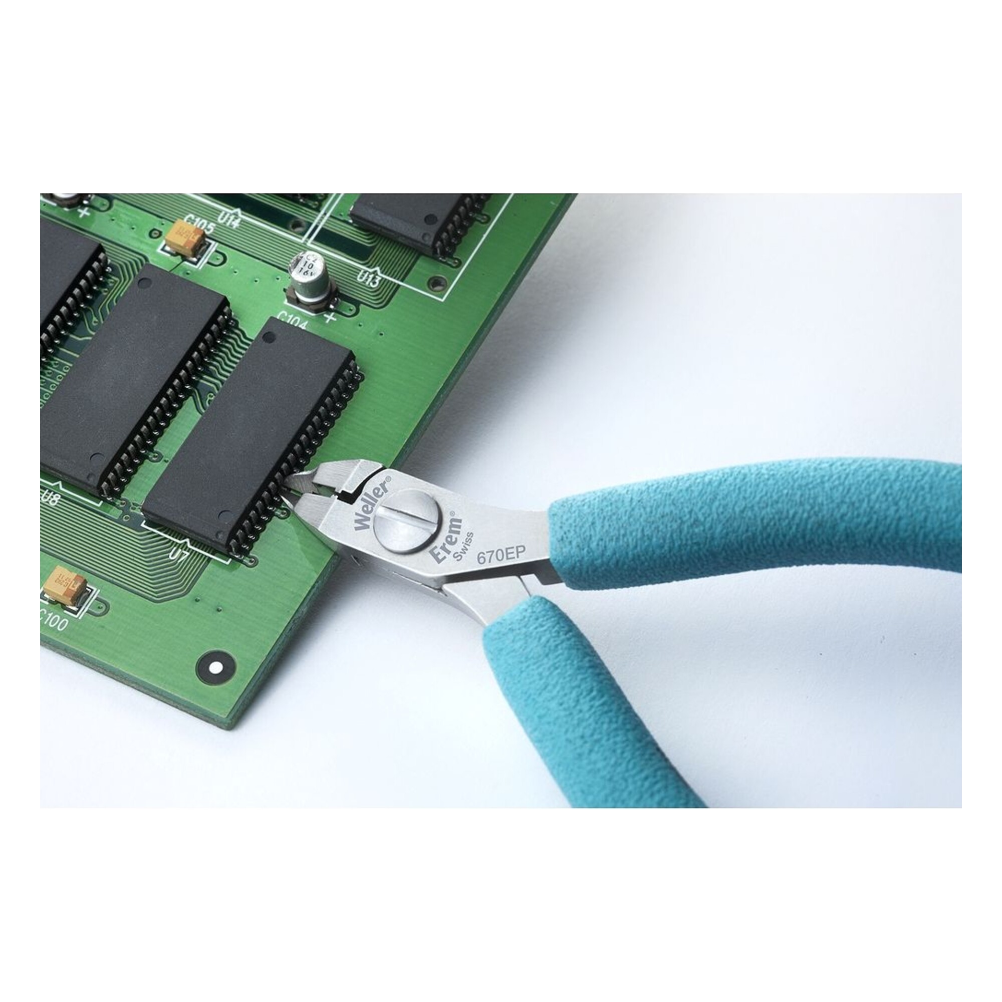 Торцевые кусачки ESD для SMD до 0,25 мм - Weller 670EP