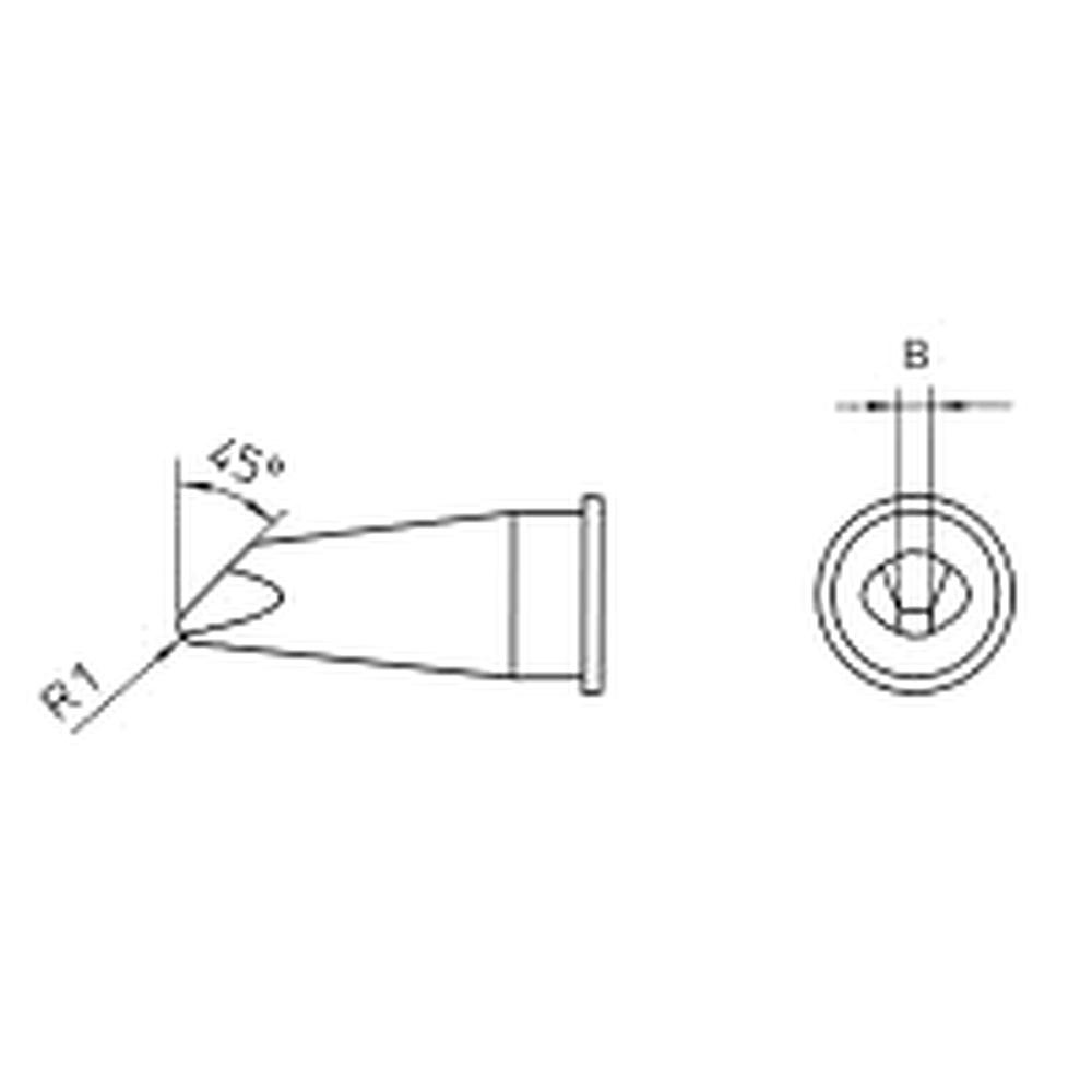 Паяльное жало  Weller LHT D 45°