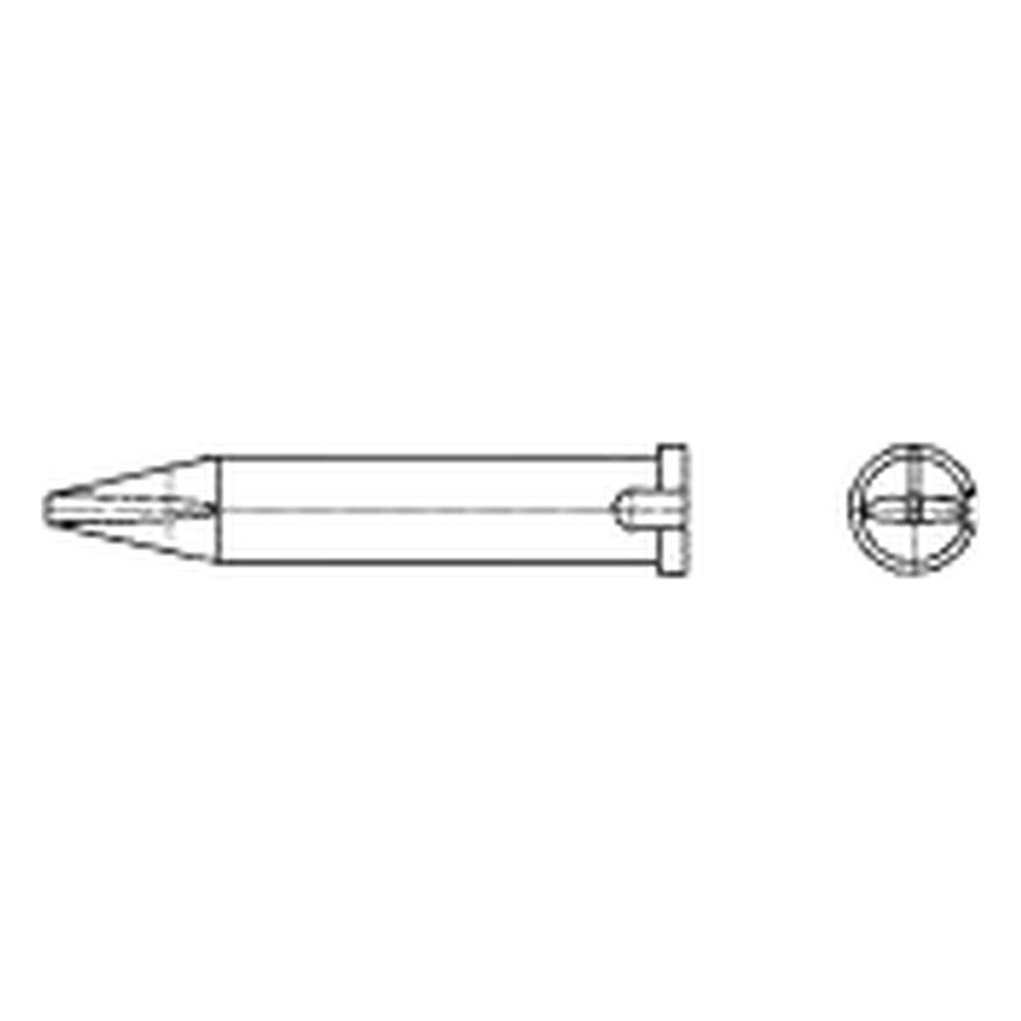 Наконечник XTR BBT 45° Ø1,8 мм для HER/HERX 120 - Weller 54474899
