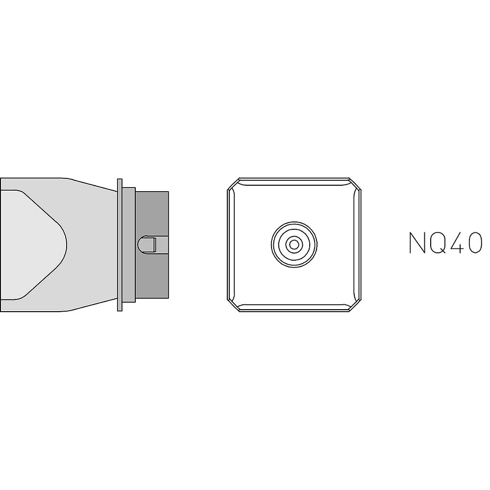 Насадка Weller NQ40 для пайки горячим воздухом